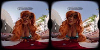 VR Conk Sexy Redhead Chloe Surreal fucks hard In One Piece Nami VR Porn - txxx.com